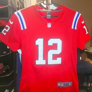 Nike Womens Tom Brady New England Patriots Jersey | Size kids L | RED ALTERNATE